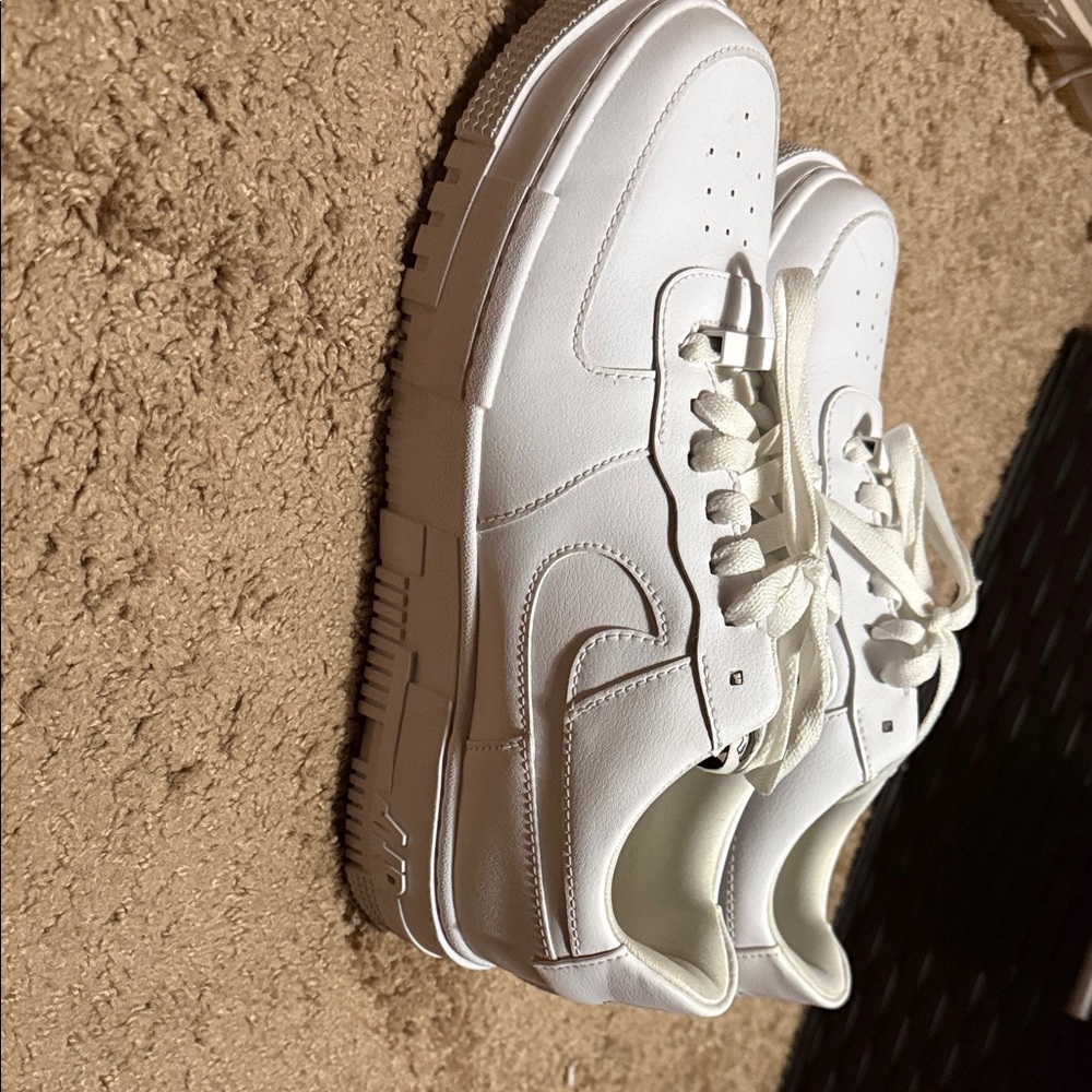 White Women's Sneakers - Picture 2 of 4